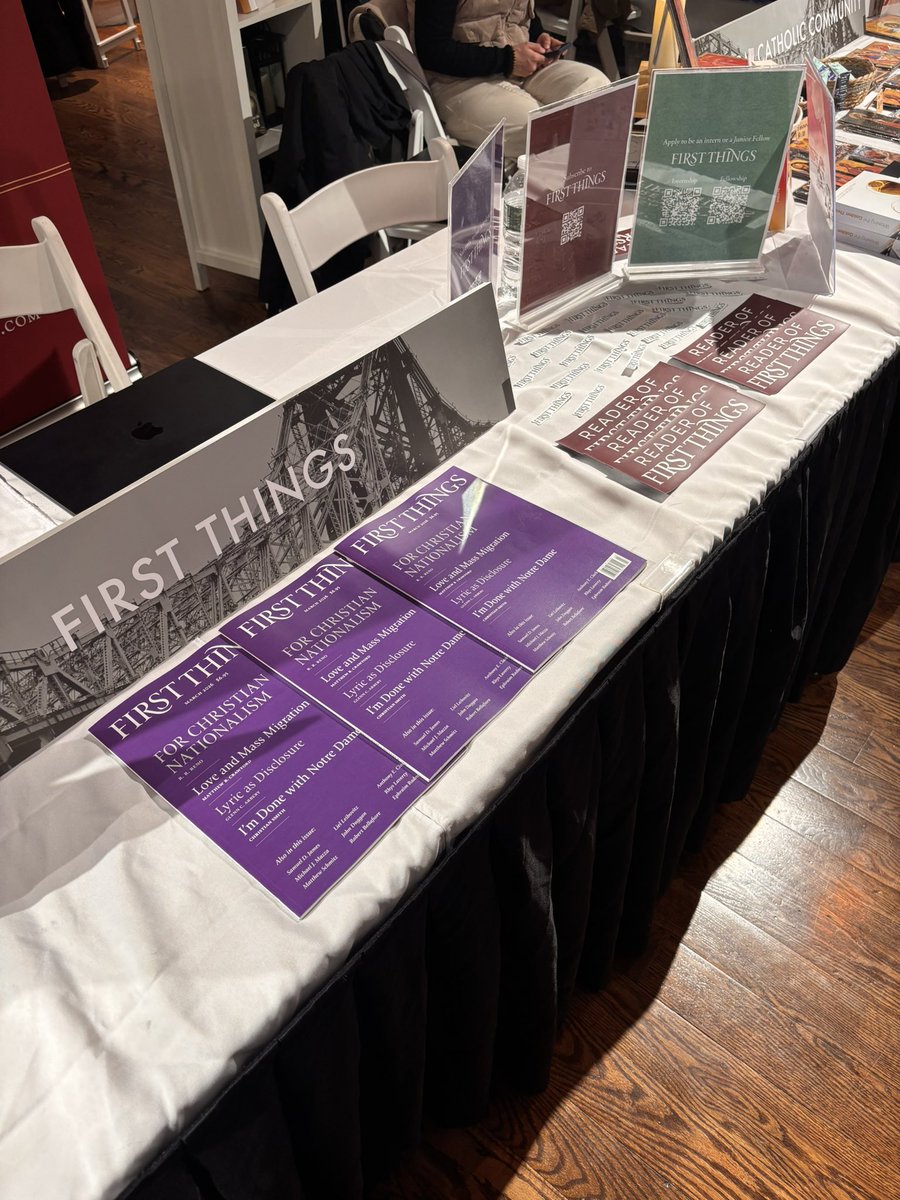 First Things tweet media