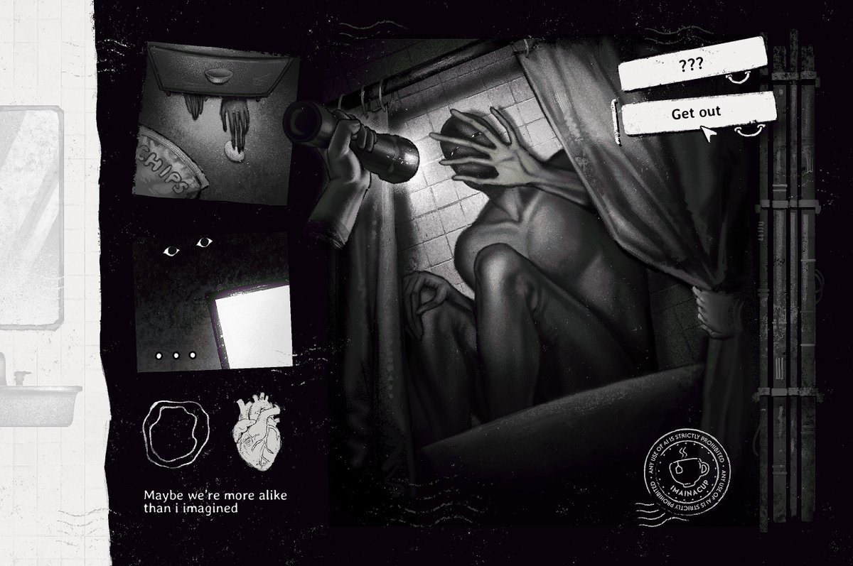 Happy Valentine's day with your sleep paralysis demon 🤍🤍🤍