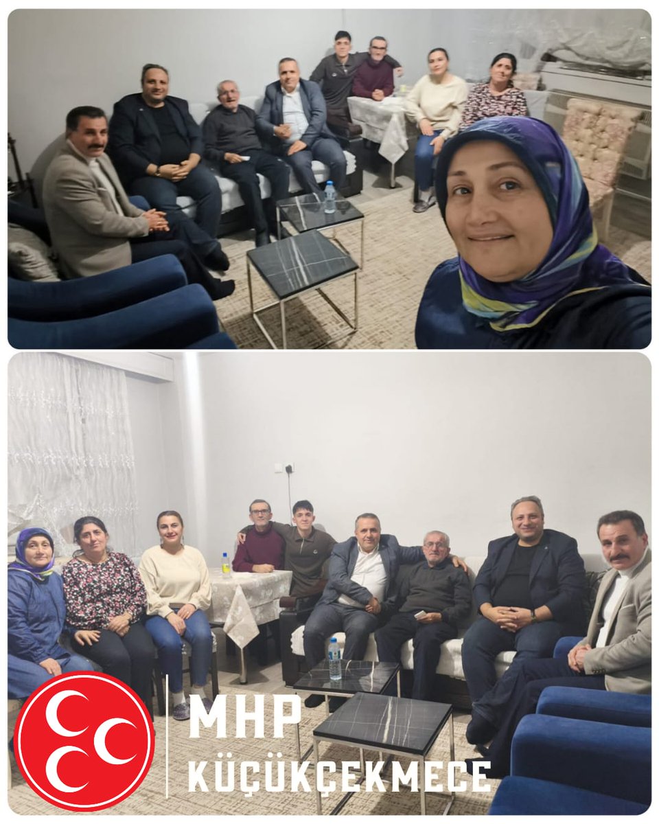 İlçe Yöneticilerimiz, Sayın Liderimizin talimatları doğrultusunda yürütülen #HayırlıGünlerKomşum ve #DerdinDerdimiz Sohbet Toplantıları çerçevesinde İnönü Mahallesi'nde ikâmet eden Bayraktar Ailesi'nin misafiri olmuşlardır.

<a href="/_MHPistanbul_/">MHP İstanbul</a>
#MHPİstanbul
#MHPKüçükçekmece