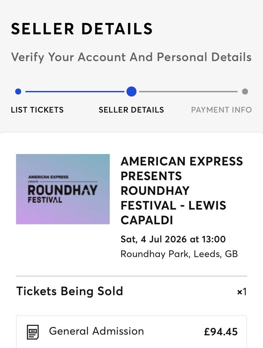 jasmcnugget's tweet photo. Selling x1 ticket for @LewisCapaldi at Roundhay Park 4th July- face value 

https://t.co/0GltJUNM8w https://t.co/4weuyv7klM