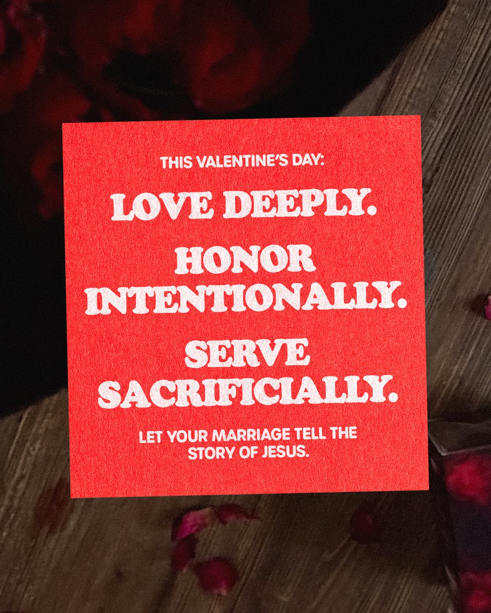 JohnBevere's tweet photo. Valentine’s Day draws our attention to love, but whether you are dating, engaged, married, or even single, the deeper question is not simply, “Do we love each other?” It is, “What kind of love are we building?”

There was a time when marriage was understood as a covenant that knit one man and one woman together, making both stronger, nobler, and more vibrant expressions of who God created them to be. They were better together than either had been on their own. The wedding was not the destination. It was the beginning of building something that would last.

Christ set the standard for love. His love gives, serves, and cherishes. It remains faithful when emotions fluctuate and circumstances grow difficult. That kind of love does not shrink a life. It enlarges it. It refines us and teaches us how to honor one another in a way that reflects our Creator.

If you want to rediscover God’s original design for marriage and relationships, Lisa and I have created a free course called The Story of Marriage, available on MessengerX. Whether you are single, dating, engaged, or married, your story is part of His greater story.

Follow this link for our marriage course: https://t.co/FyAns4Z4dC
