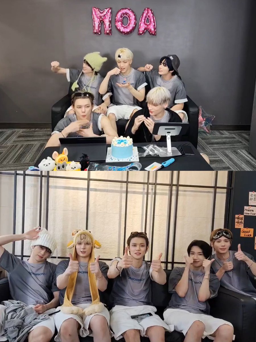 TXT at the start and end of their act: tomorrow tour, completing 29 shows in total 🥹 you did so well, our five! ⭐️