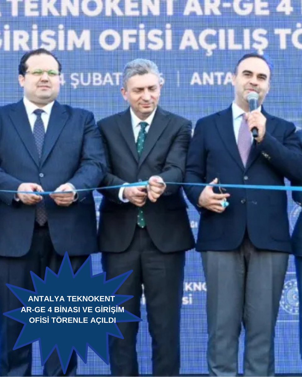 Antalya Teknokent Ar-Ge 4 Binası ve Girişim Ofisi açılış töreni, Sanayi ve Teknoloji Bakanı Sayın Mehmet Fatih Kacır’ın katılımıyla gerçekleştirildi.

#ekonomihaberleri #teknokent 

varishaber.com.tr/haber/-_antaly…