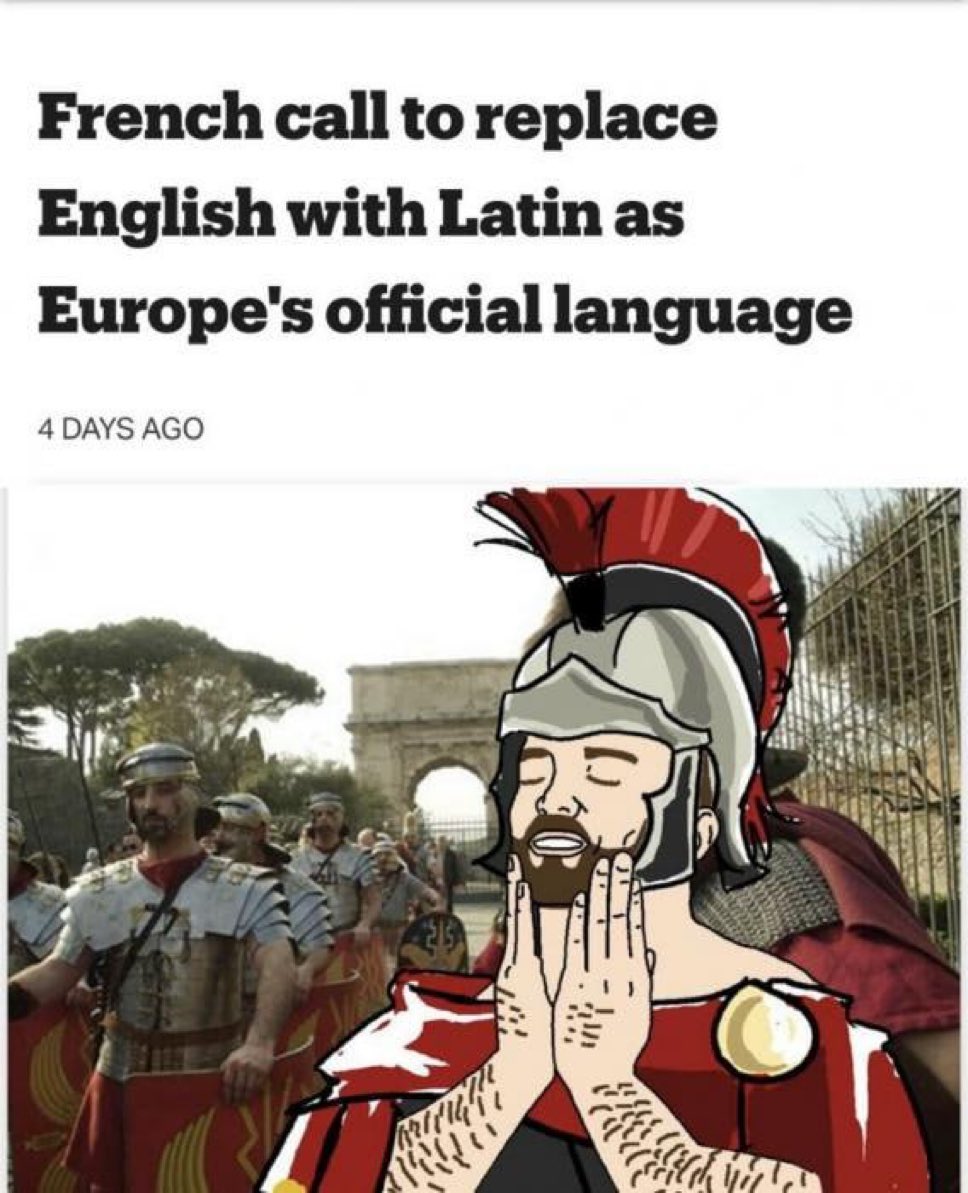 *Neolatin, exactly!
We must use #Interlingua as a lingua franca for Europe, as it is the official language of nobody in particular while being easy to learn, straightforward to spell, immediate to understand at first glance, and above all it is instantly recognisable as European.