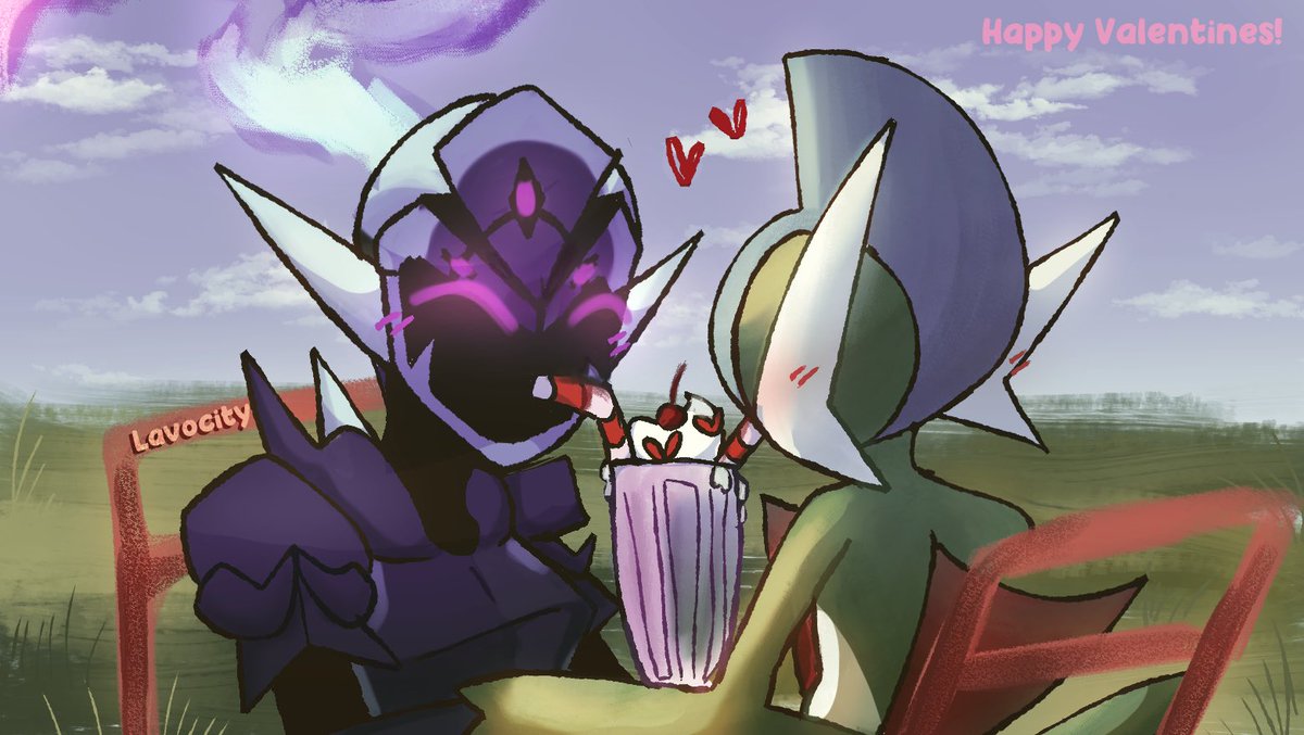 Wipped up something for #ValentinesDay !!
#Cerullade #Pokemon
