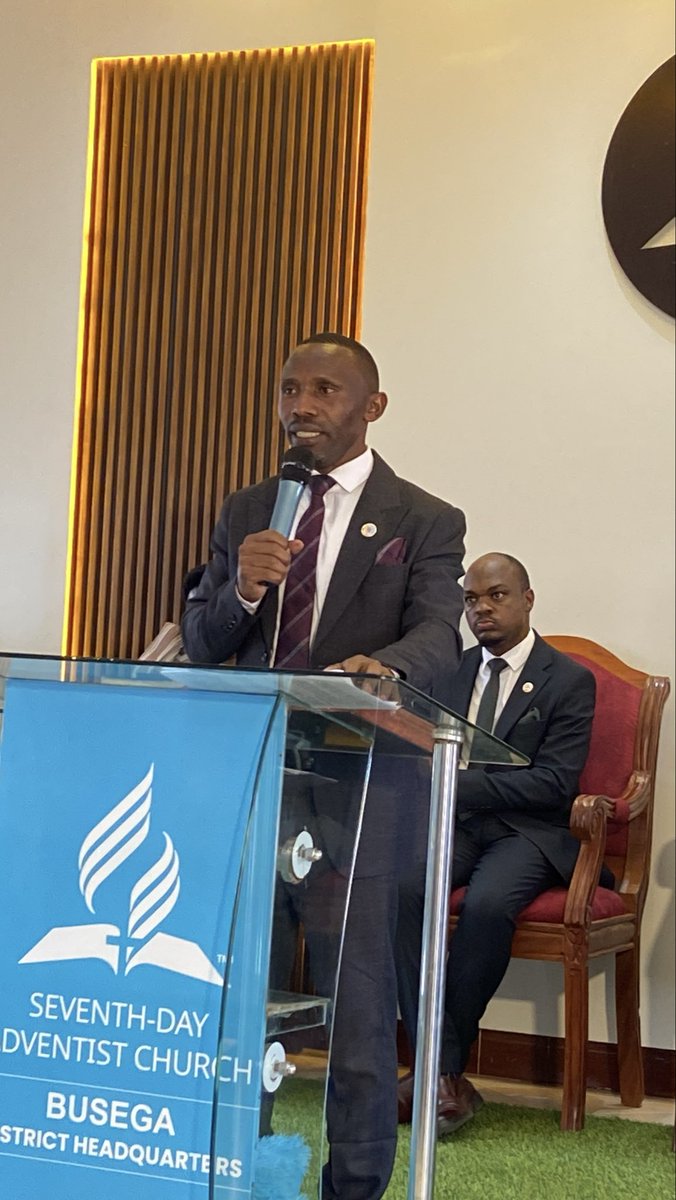 SdaBusega's tweet photo. #Busega District Update.
Ev Tayebwa Henry has been formally installed as the District Leader of Busega at the district's headquarters, Busega Seventh-Day Adventist Church. The inauguration was conducted by Pastor Dunstan Mulumba, the CUC Director for Youth and Chaplaincy. https://t.co/ntTK0KHzyu
