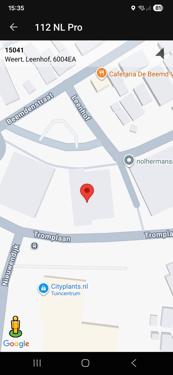 Inzet Ambulance in Weert