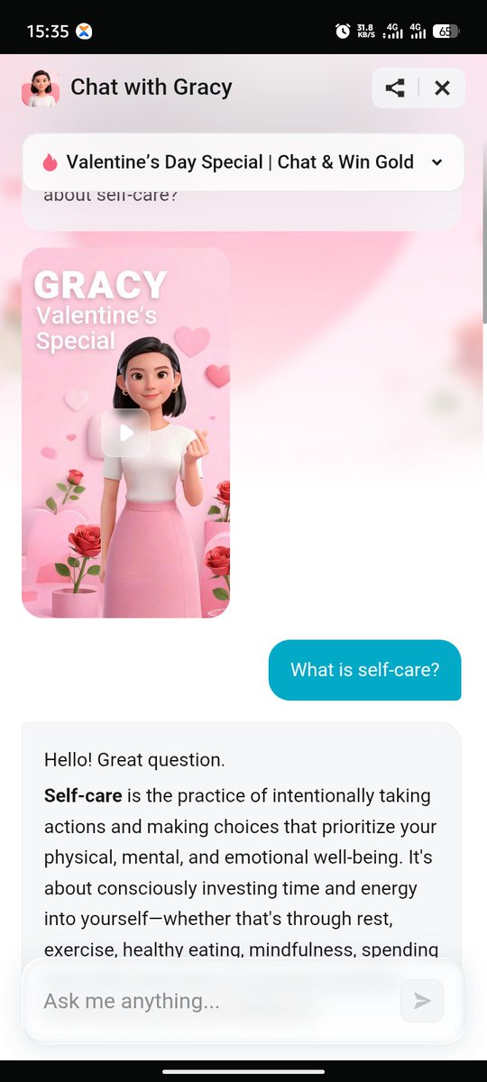 geddy_efa's tweet photo. @GracyBitget Happy Valentine's Day #GracyAI
She is intuitive https://t.co/kcTR6oxjNU