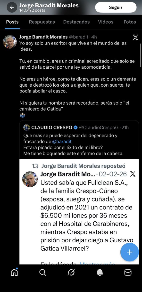 dubididu's tweet photo. @baradit @ClaudioCrespoG El escritor, el del mundo de las ideas. Baja el consumo ridículo. Así como tu presidente y todo el multiverso que trataron de erigir, nunca vi a un grupo de ignorantes con tanta confianza y para que hablar de aquellos que los siguen. Que se creen, patéticos. https://t.co/L0rRskPplD