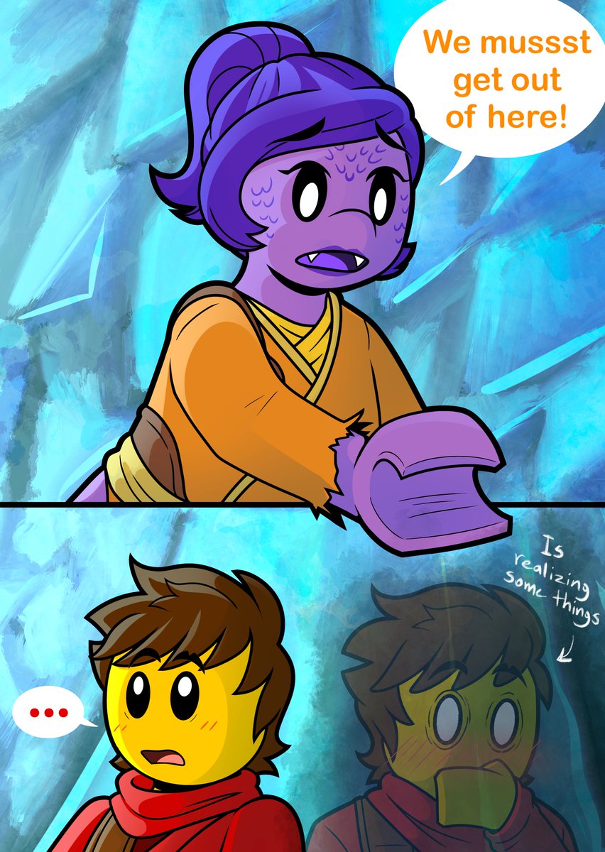 Jojodear2's tweet photo. Remember when he hesitated to take her hand when she became a snake? Yeah, this is how me and my buddy interpreted that.
#ninjago #kailor https://t.co/XjLJLYSiYs