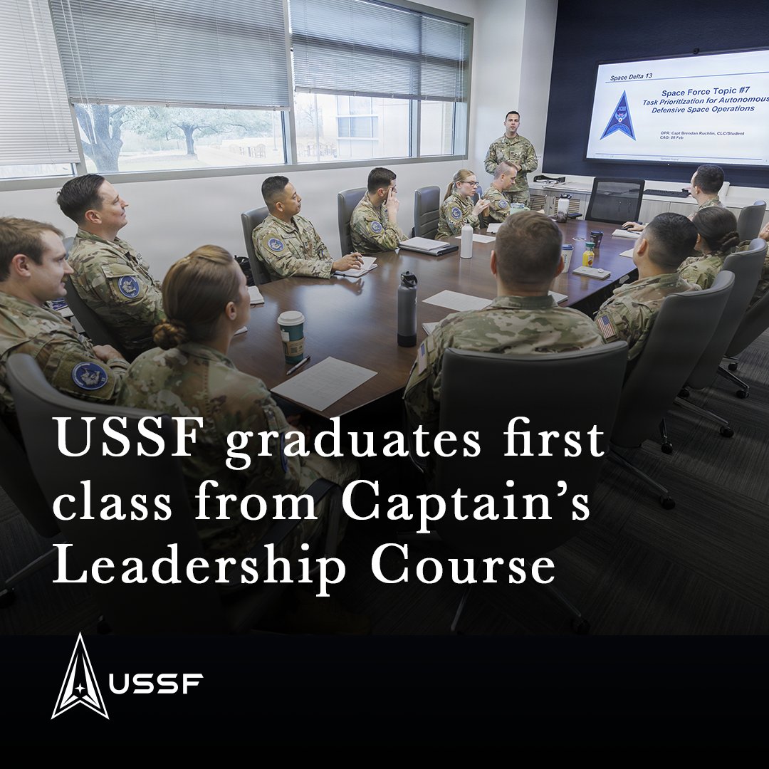 Graduation of the inaugural class of the Captain’s Leadership Course at <a href="/TAMU/">Texas A&M University</a> marks another milestone to develop space-focused leaders prepared for joint operations.

Learn how: dvidshub.net/r/zg7fjk