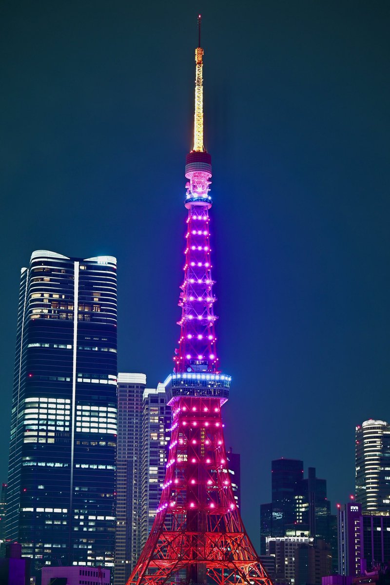 今日の東京タワーはインフィニティダイヤモンドヴェール「バレンタインデー」❤️
みんな大好きピンクの東京タワー🗼