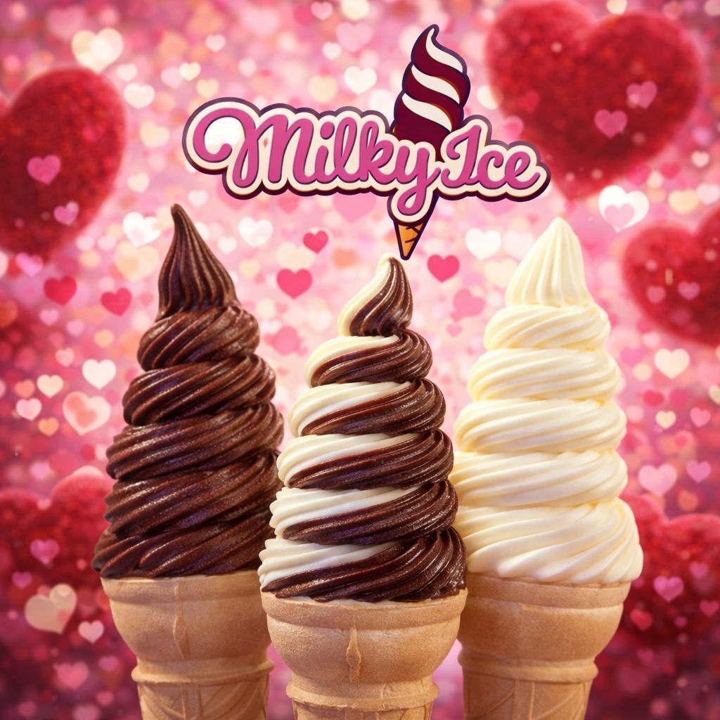 Milky_icecream_'s tweet photo. Make Valentine’s Day extra sweet with Milky Ice 🍦❤️

Celebrate love with our creamy soft-serve and your favorite toppings.
Simple moments. Sweet memories.

📍 Available at all Milky Ice locations across the UAE.
Tag your Valentine 👇

#ValentinesDay #MilkyIce #SweetMoments #LoveInEveryScoop