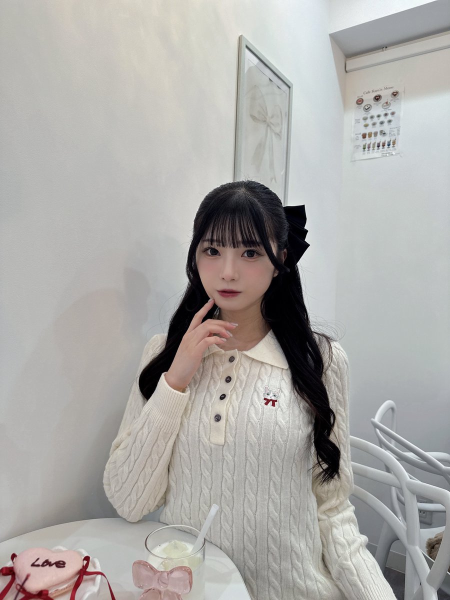 バレンタインメニューかわいかったの💞