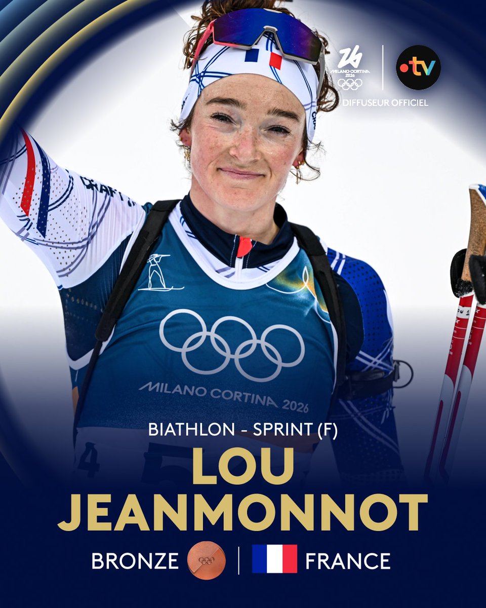 ❄️ #MilanoCortina2026 | 🇫🇷 OCÉANE MICHELON EN ARGENT ET LOU JEANMONNOT EN BRONZE SUR LE SPRINT !

🔥 Ça fait deux nouvelles breloques pour le clan français !