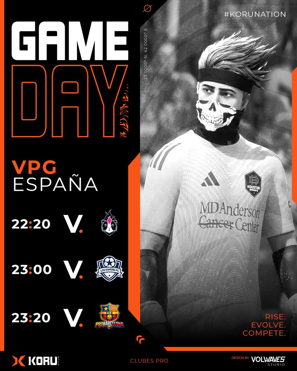 🗓️ GAME DAY | VPG ZERO &amp; VPG

✈️ 22:20 vs <a href="/GuineaPinkClub/">Guinea Pink 🏳️‍🌈</a> 

🏠 23:00 vs <a href="/LosKangrisFC/">LosKangrisFC</a>

🏠 23:20 vs <a href="/PROBARCELONA_/">PRO BARCELONA</a>

Creer. 信じる. İnanmak. Geloven. Believe.

#VPGSpain <a href="/Volwaves/">VOLWAVES Studio</a> #KORUNation