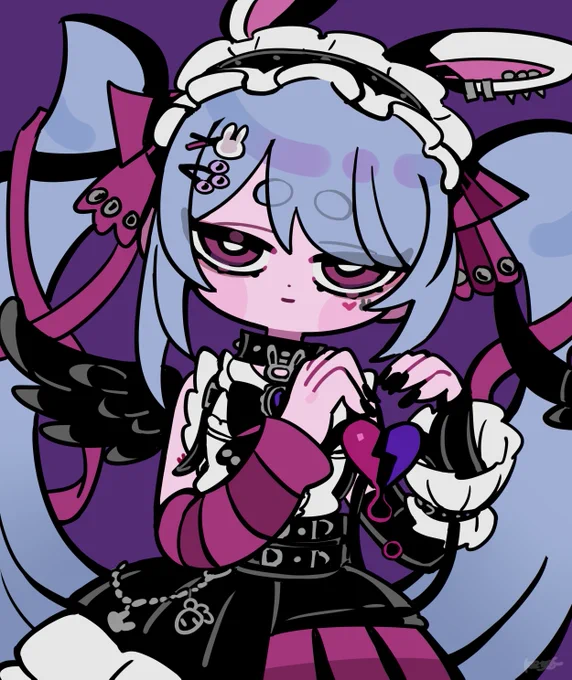 『ラブノカサブタ』兎田ぺこら様() こちらのMV用イラストを制作させて頂きました