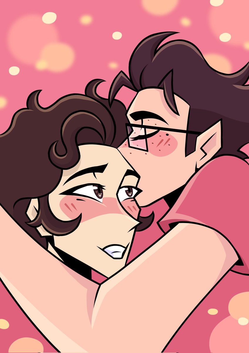 MrKitsiro's tweet photo. Happy Valentine's Day all! Here's a cute drawing I did of me and my partner. Check out my insta for the original. #ValentinesDay #mlm #gay #lgbt #commissionsopen #smallartist #kofi #koficommissions #digitalart https://t.co/5QbJoDSyfr