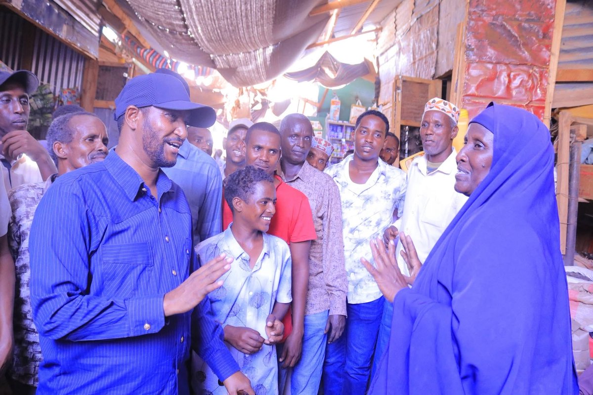 HussienWeytan's tweet photo. Today, I had a productive and heartfelt engagement with the great people of Mandera East Constituency, particularly our small traders including youths, elders, and hardworking mothers who remain the backbone of our local economy.

They shared their daily struggles, their resilience, and the opportunities now emerging within our constituency.

I was especially encouraged by their overwhelming appreciation for the positive impact of the lifted curfew, which has restored business confidence and economic activity across our towns and trading centres.

Our traders can now operate freely, even into the late hours of the night, earning an honest living and supporting their families with dignity. This renewed freedom has translated into increased income, improved security of livelihoods, and a stronger local economy.

This progress aligns perfectly with HE The President of Republic of Kenya Dr @WilliamsRuto’s Bottom-Up Economic Transformation Agenda (BETA), which prioritizes empowering small-scale traders, youth entrepreneurs, and grassroots businesses.

When policies focus on the people at the bottom of the economic pyramid, real transformation is felt where it matters most in our homes and marketplaces.
