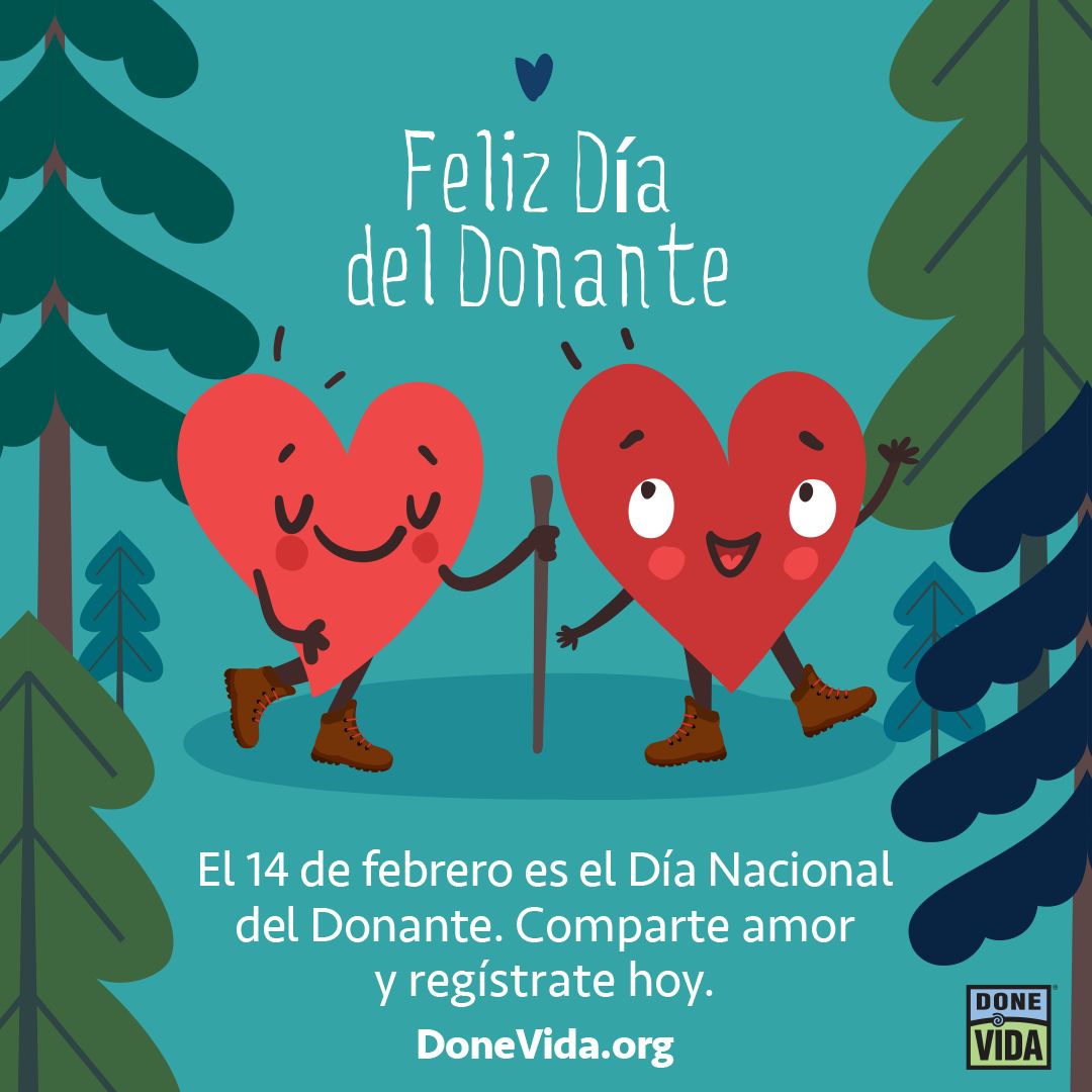 DelawareHealth1's tweet photo. Today is not only Valentine's Day it is National Donor Day. It is important to not only spread awareness and education about organ, eye and tissue donation but recognize those who have given and received donations. 

To learn more: https://t.co/wZBREr9IMe https://t.co/dm5KedDS5z