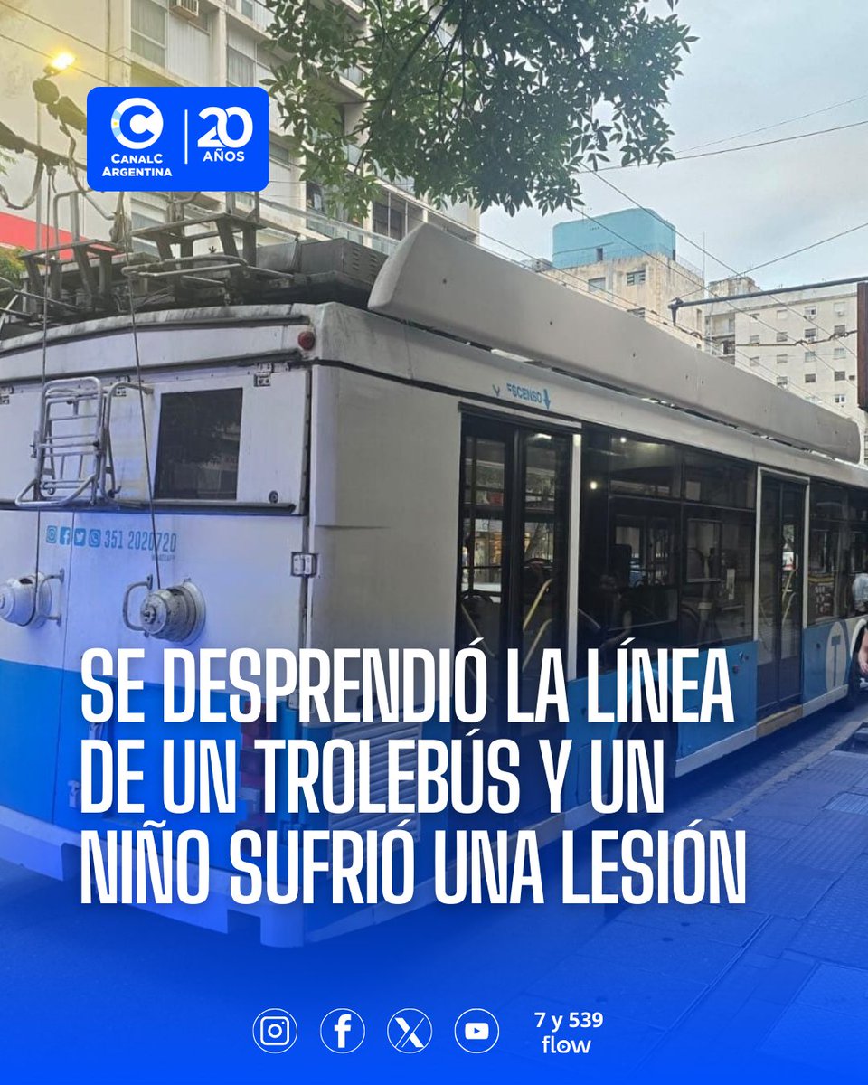 🚎El hecho ocurrió durante la tarde del viernes y el menor debió recibir asistencia médica en el lugar.
canalc.com.ar/se-desprendio-…