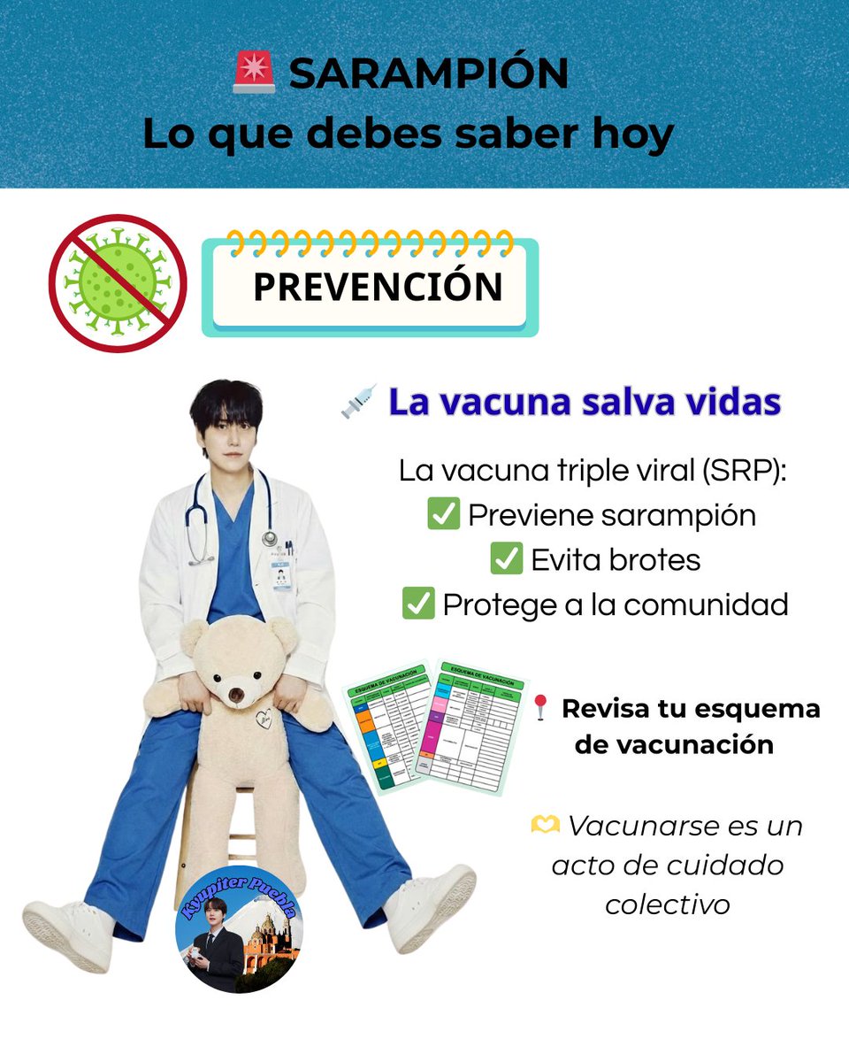 Uisa_Michi's tweet image. Atención #Kyupiter y #ELF
#Kyumae y #Kyuhyun te dan información importante ante el aumento de casos de #sarampion en nuestro país #Mexico 
Info completa en el siguiente link
@GaemGyu

instagram.com/p/DUupSp7Db0S/…