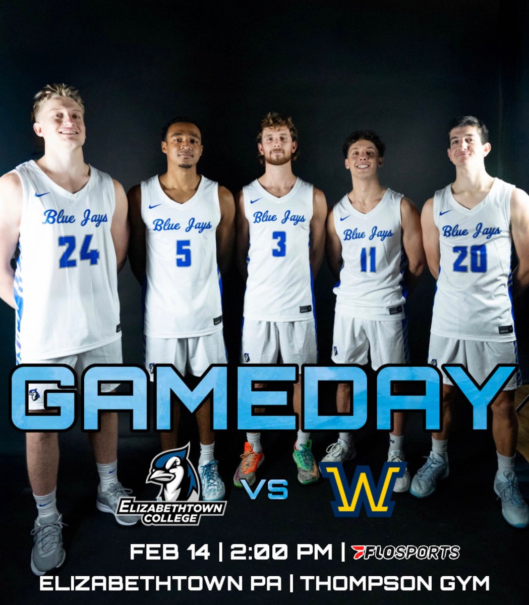 BlueJaysMBB's tweet photo. It’s senior day and GAMEDAY for the Bluejays! The Bluejays host Wilkes as their last home game of the regular season in Thompson gymnasium. Tip off is at 2pm. Come out and pack Thompson! https://t.co/KDppaP23IK