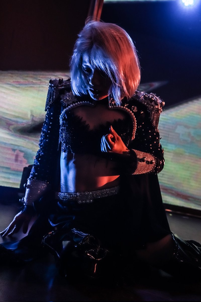 #バーレスク大阪
バレンタイン全く関係ないんですが、すっごい闇墜ちしたみたいなルシアちゃん撮れてました( ´∀｀)