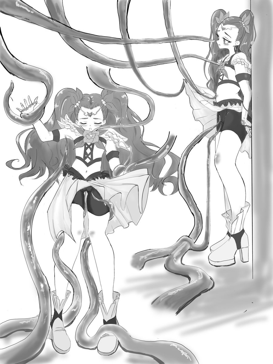 000aaa000___'s tweet photo. 触手型モンスターに負けちゃうミルキィローズ
#落書き#Yes!プリキュア5GoGo!#敗北 https://t.co/UthrTj7CzS