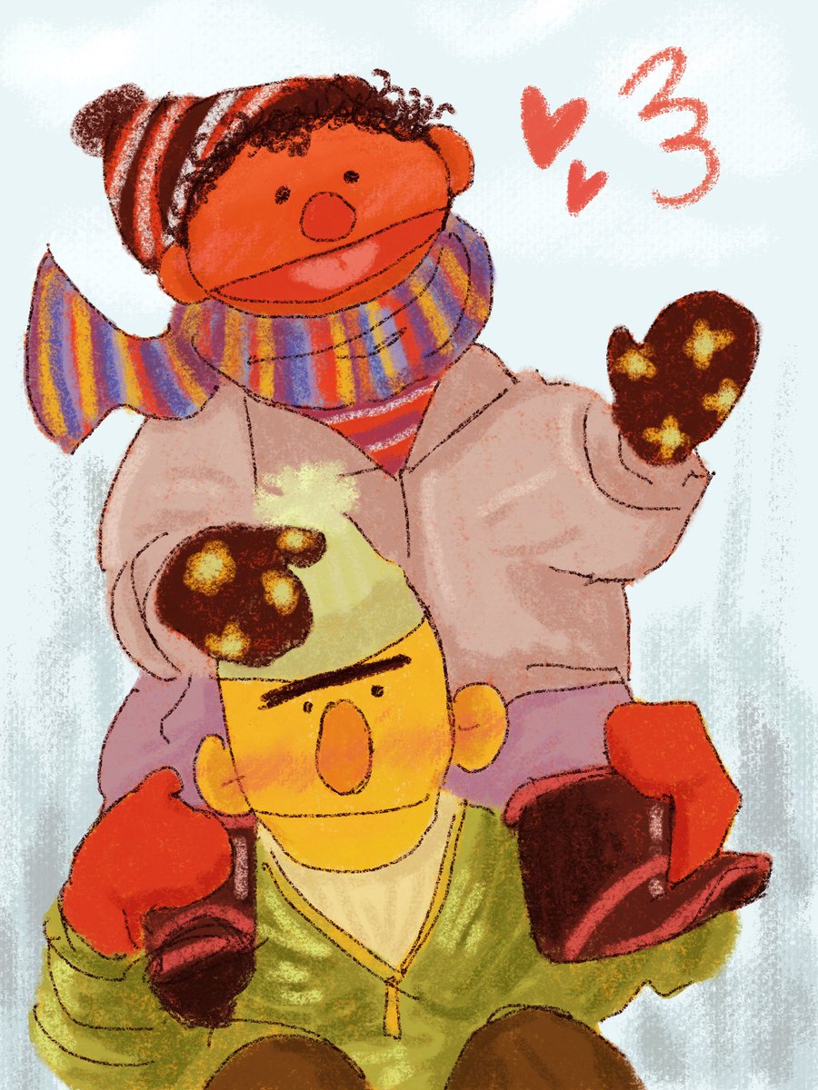 happy valentine's day from these two! 
#sesamestreet