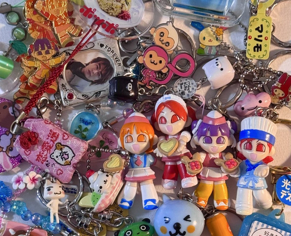 このキーホルダーもお気に入りだった🌈🎶