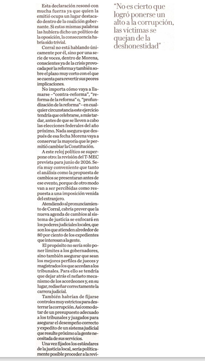 Reformar la reforma judicial <a href="/ricardomraphael/">Ricardo Raphael</a>