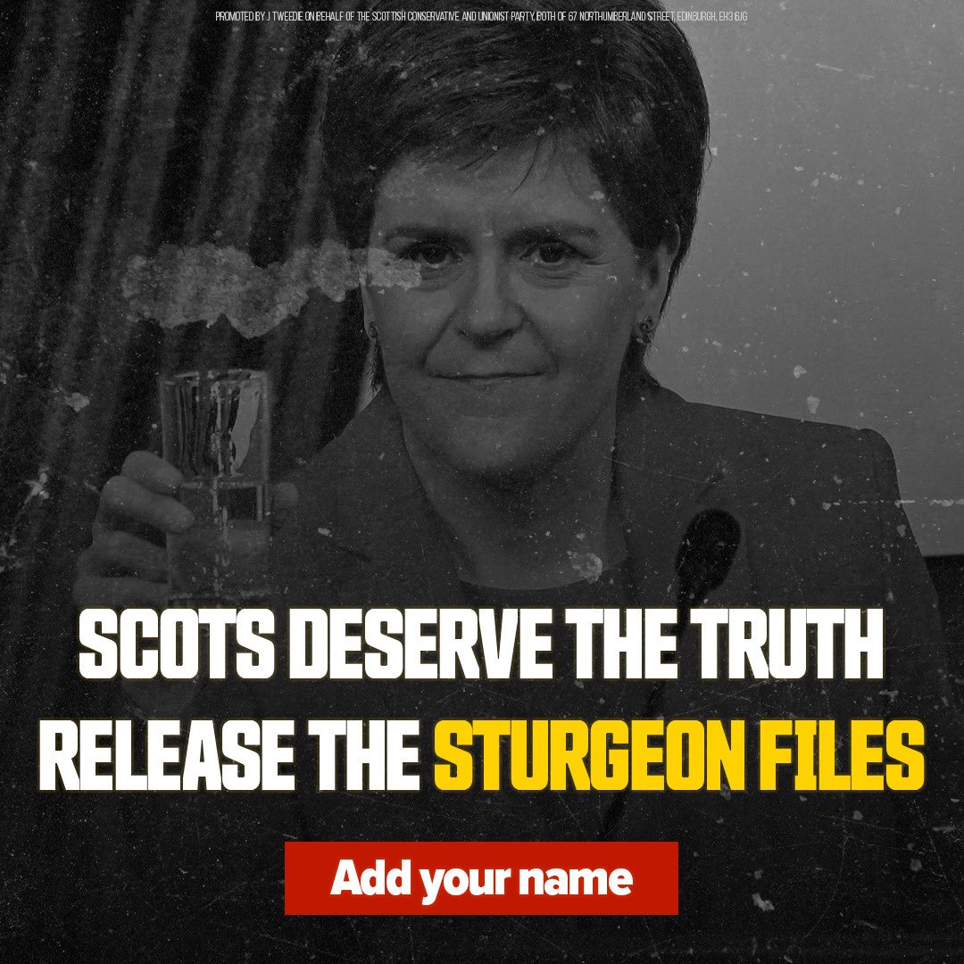 We have one simple demand: publish the Sturgeon Files so the public can see the truth.

Add your name if you believe government should be open and accountable.

👉 scottishconservatives.com/news/release-t…