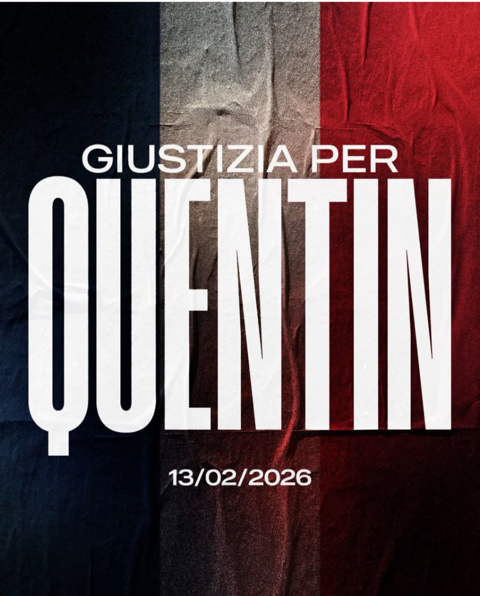 Un altra giovane innocente vittima della violenza comunista #Quentin VIVE