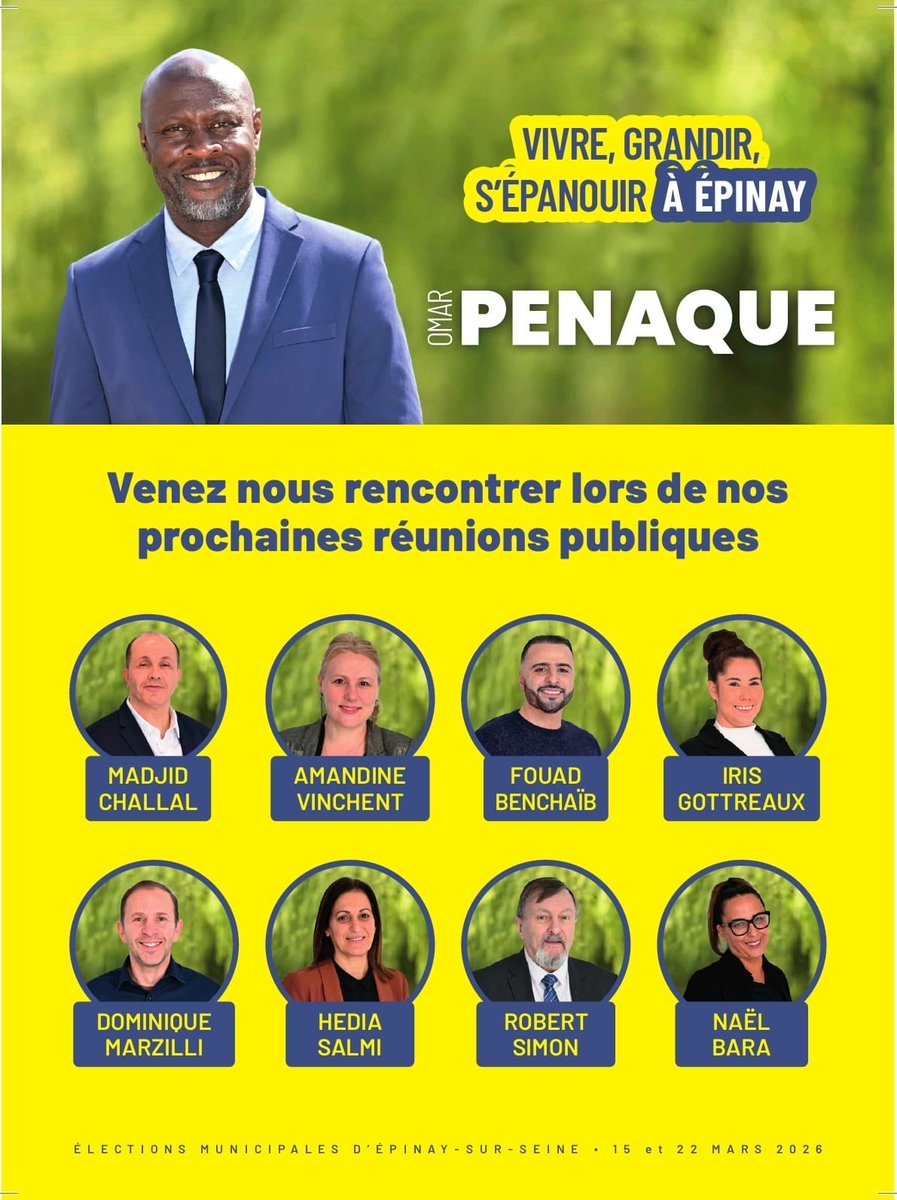 ChallalMounir's tweet photo. 📢 Réunion publique CE SOIR à Orgemont !

Ce soir à 20h30, nous vous attendons pour une réunion publique. Venez échanger avec nous sur vos idées, vos attentes et vos projets pour notre ville.

📍 Espace polyvalent Félix Merlin
60 rue Félix #epinaysurseine https://t.co/gjfTnBYJ11