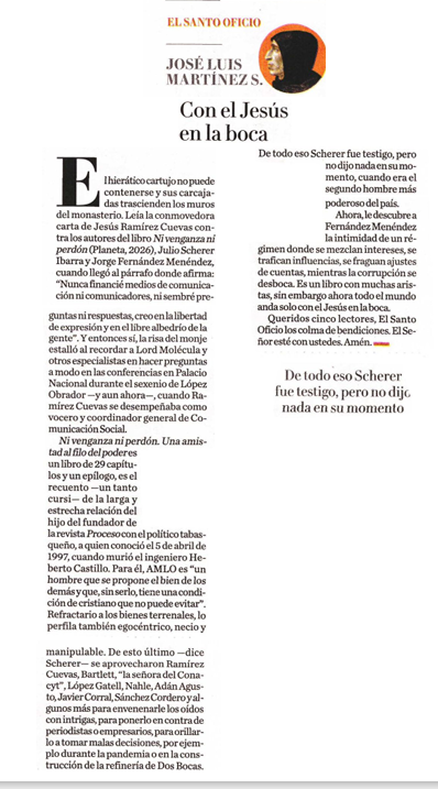 Con el Jesús en la boca: El Santo Oficio