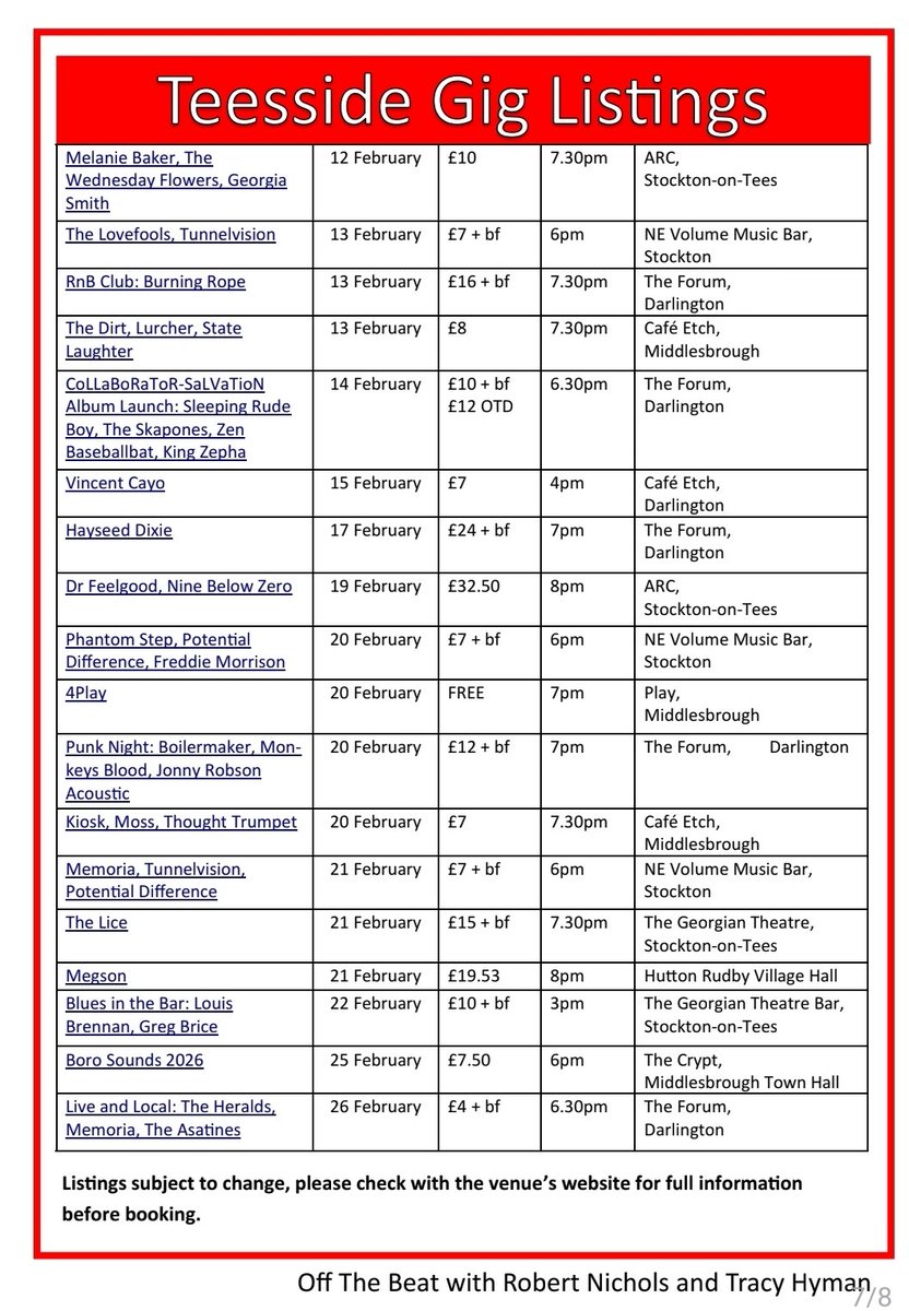 Off The Beat Teesside tweet media