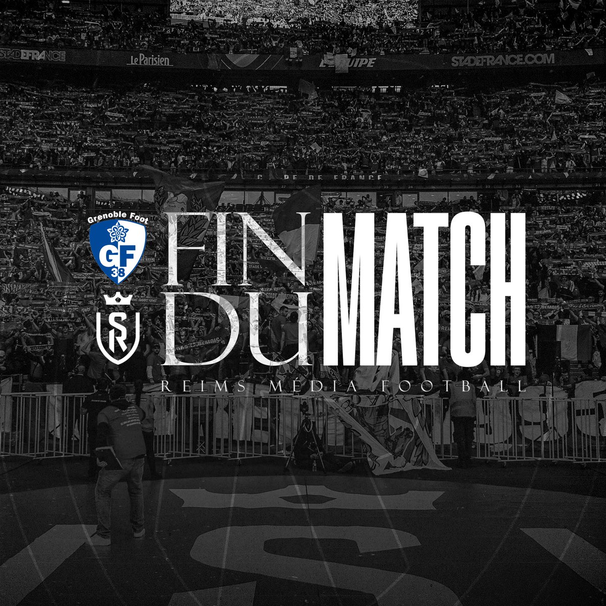 reimsmediafoot's tweet photo. ⚽️ 𝑭𝒊𝒏 𝒅𝒖 𝒎𝒂𝒕𝒄𝒉
Comme la semaine dernière, les Rémois n’ont pas trouvé la solution face à une équipe mal classée…
⤵️ Votre réaction sur le match nul du Stade. #GF38SDR https://t.co/OaDS53TrPz