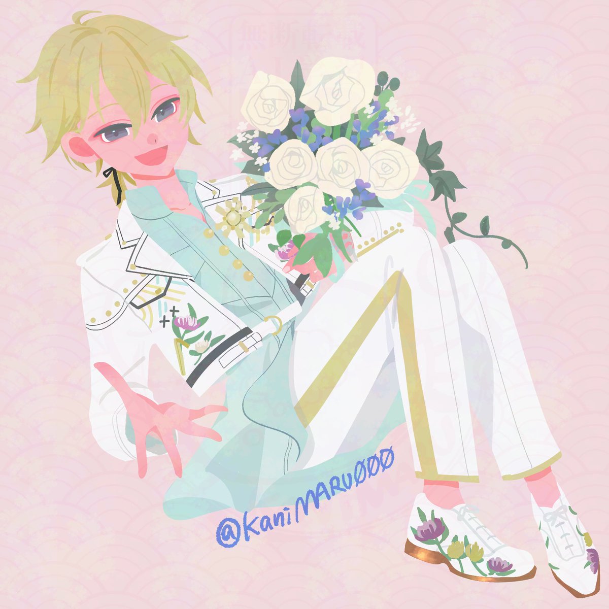 ブライドライト/羽風薫

服の構造を理解するのに100時間くらいかかるんですけどこの衣装はとても素直な衣装でした！リクエストありがとうございます🦀