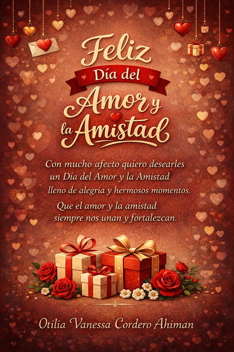 Feliz #DíaDelAmorYLaAmistad 🥰🎉