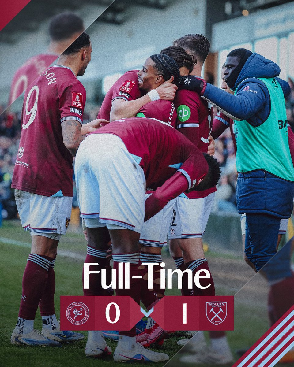 We enter the Fifth Round of the FA Cup 🏆