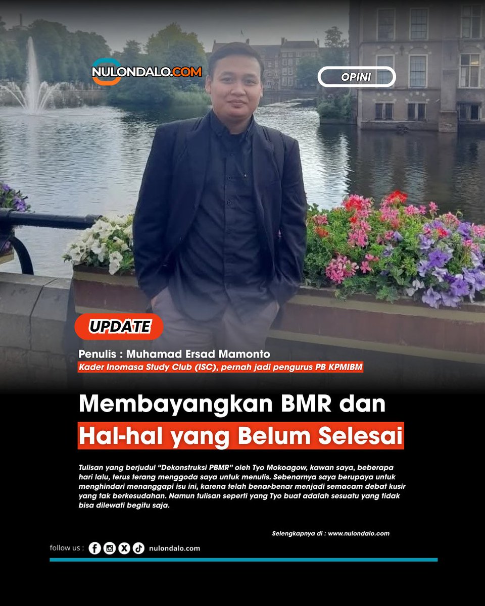 Membayangkan BMR dan Hal-hal yang Belum Selesai | nulondalo.com