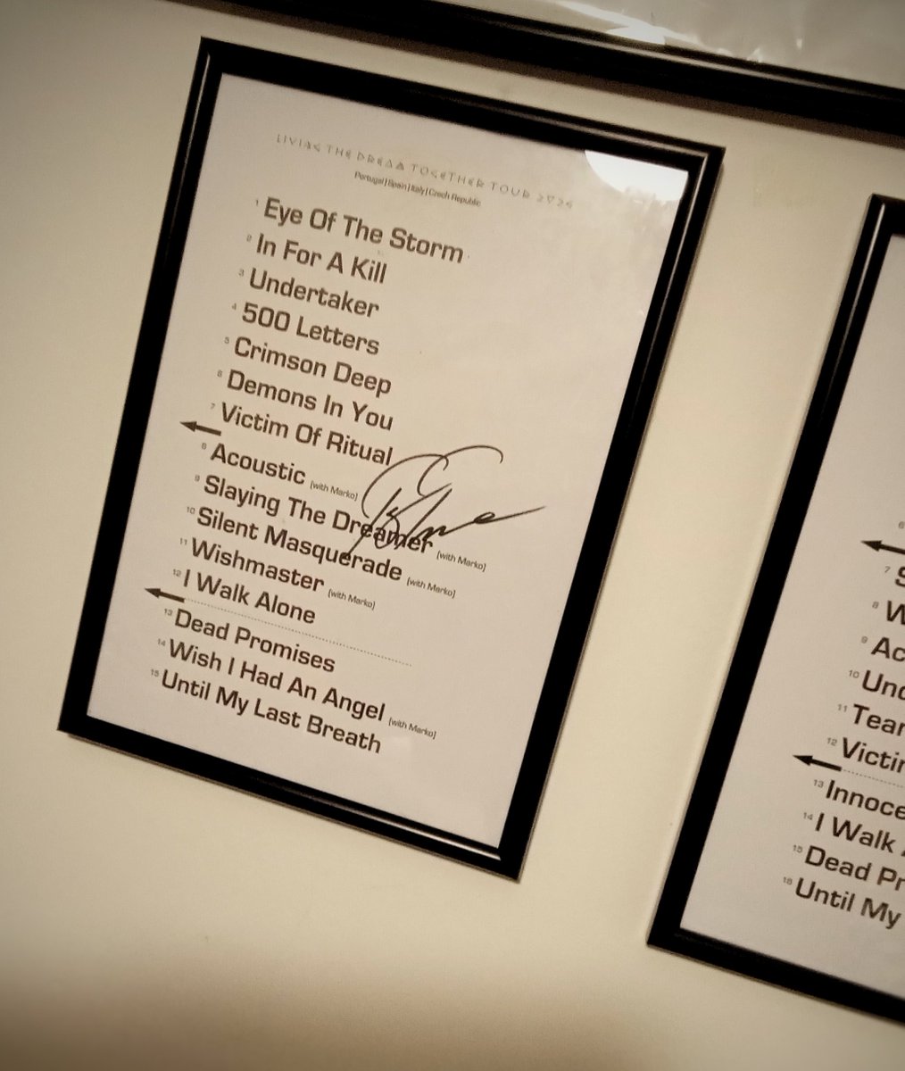 Framing some memories 😍 (that go to keep good company with other <a href="/tarjaofficial/">Tarja Turunen</a> treasures 🖤)