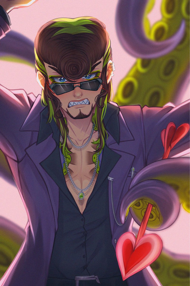 LouZarrVT's tweet photo. “You’ll be my rival won’t you?!”

🎨 : @Ink_MoonArts 

Happy Valentines may all the chocolates head your way! https://t.co/adeRTvDMCL