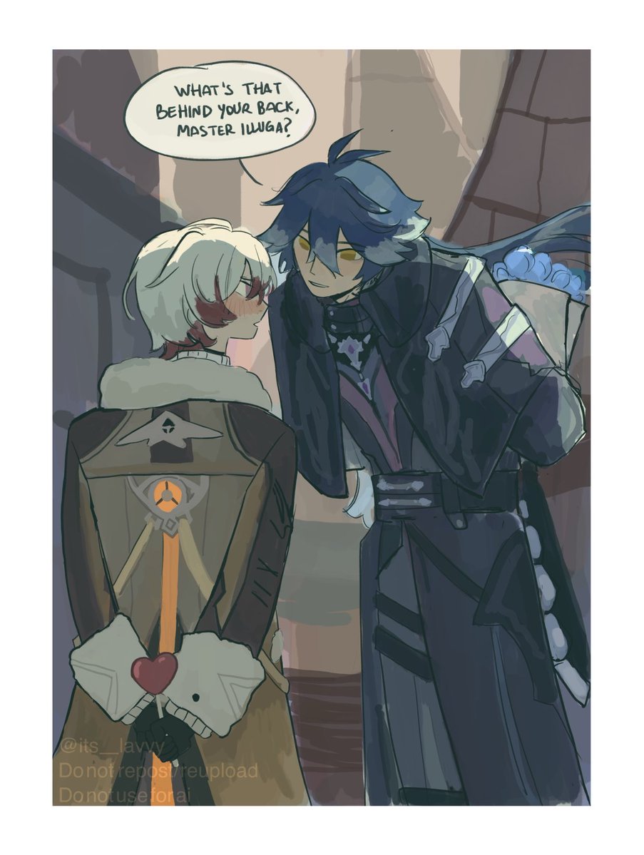 Happy Valentine's Day, dear Master Illuga 🕯🪶

#faelight #illuga #flins