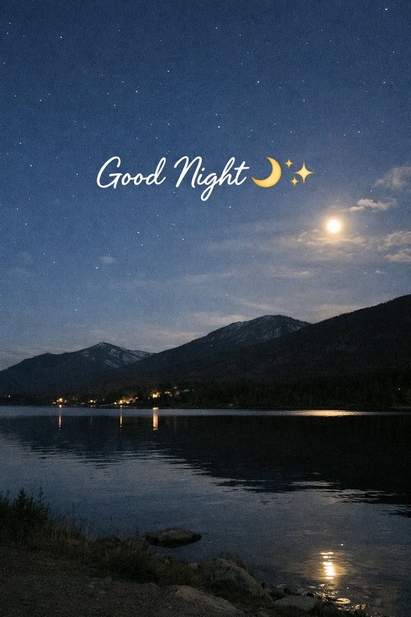 Good night! 🌙✨
May your dreams be filled with joy and your heart with peace. 😴💛