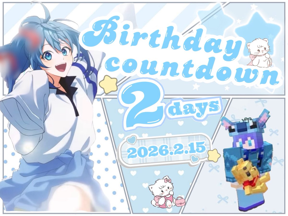RUNA__O2I7's tweet photo. ✼••┈┈┈┈┈┈┈┈┈┈┈┈┈┈┈┈┈┈┈••✼

              ❆  𝑩𝒊𝒓𝒕𝒉𝒅𝒂𝒚 𝒄𝒐𝒖𝒏𝒕𝒅𝒐𝒘𝒏  ❆

                             𝟐 𝒅𝒂𝒚 

✼••┈┈┈┈┈┈┈┈┈┈┈┈┈┈┈┈┈┈┈••✼ https://t.co/XSdlZWngyM