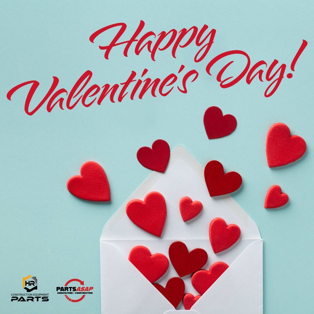 Roses are red,
The workdays are long,
We’re proud to serve
The folks who keep America strong. 💘 

#HappyValentinesDay #HandRConstructionEquipment #PartsASAP