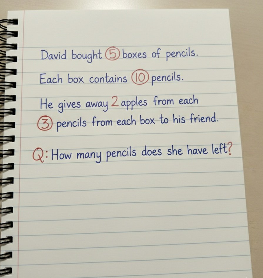 How many pencils doe's she have left?

🤔