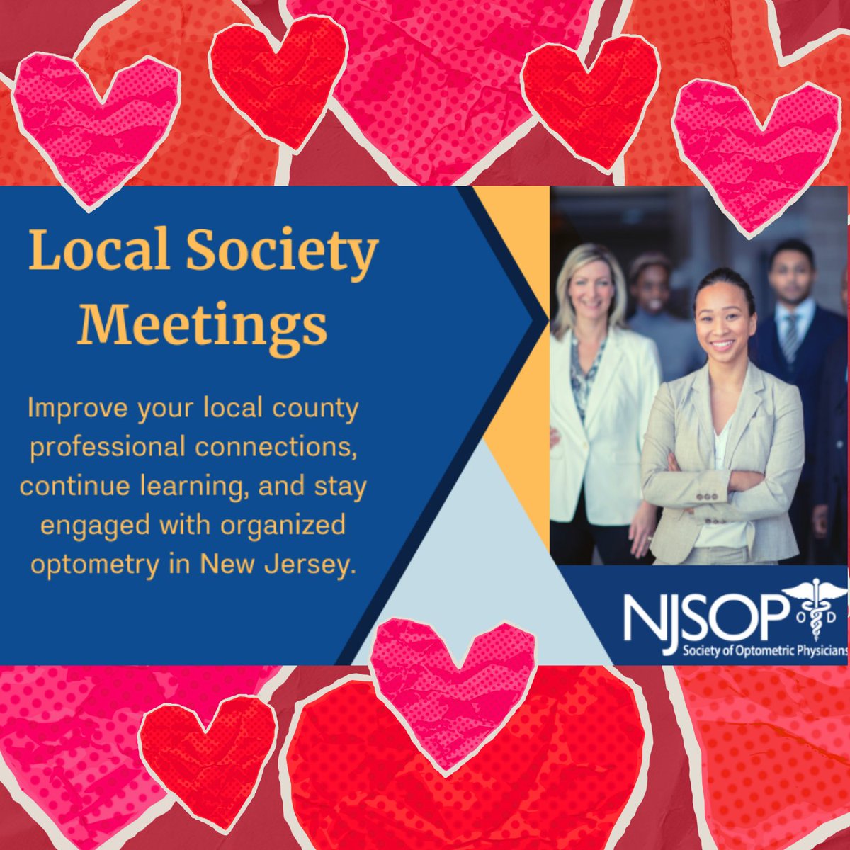 NJeyedocs's tweet image. This Valentine’s Day, spread the love locally. 💘 Join a 2026 local society meeting and meet your peers in your community.

bit.ly/4qMIcIG

#NJSOP